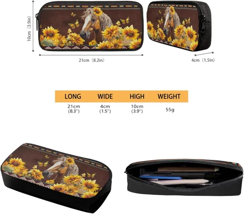 Vista 100 de HUGS IDEA Juego de 3 bolsas escolares con aislamiento térmico para el almuerzo, estuche para lápices