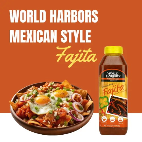 Vista 7 de World Harbors Marinada de fajita de estilo mexicano Puros Sabores Mexicanos Perfecto para carne de fajita, pollo fajita y verduras de fajita. El