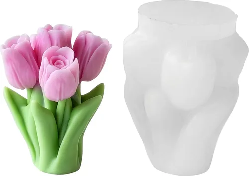 Vista 11 de Moldes de silicona para velas cruzadas, molde de fundición de resina para hacer velas religiosas, yeso de arcilla polimérica