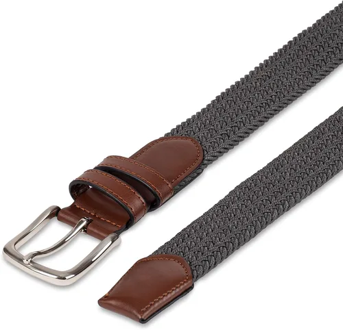 Vista 4 de Tienda Essentials Cinturón trenzado elástico para hombre
