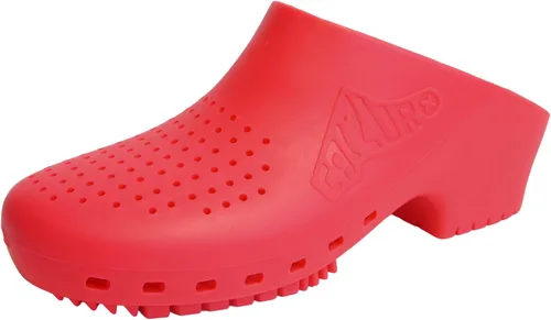 Vista 11 de CALZURO Zuecos de trabajo clásicos con agujeros, zuecos de trabajo unisex para mujeres y hombres, zapatos antideslizantes, zapatos de cocina de goma