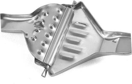 Vista 6 de Exprimidor manual de limón de acero inoxidable 2pcs para la prensa de frutas de la cocina del hogar con extracción y diseño eficientes de jugo