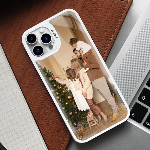 Vista 3 de Fundas de teléfono personalizadas para iPhone 16 15 14 13 12 11 Pro/Max/Plus/XR/XS/X, crea tu propia funda con foto - Funda personalizada para 1 Foto