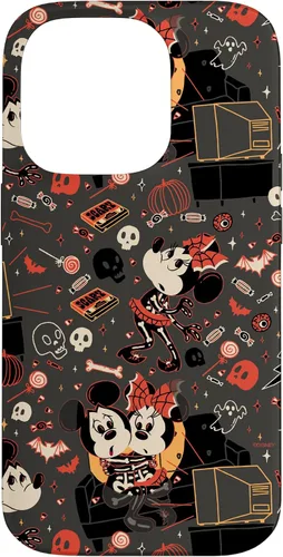 Vista 17 de iPhone 16 Disney Mickey Mouse & Minnie Mouse Scary Sweet Halloween Case