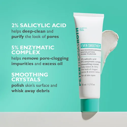 Vista 8 de Peter Thomas Roth Purificador exfoliante de poros con microdermoabrasión Even Smoother™ con ácido salicílico para el control del aceite