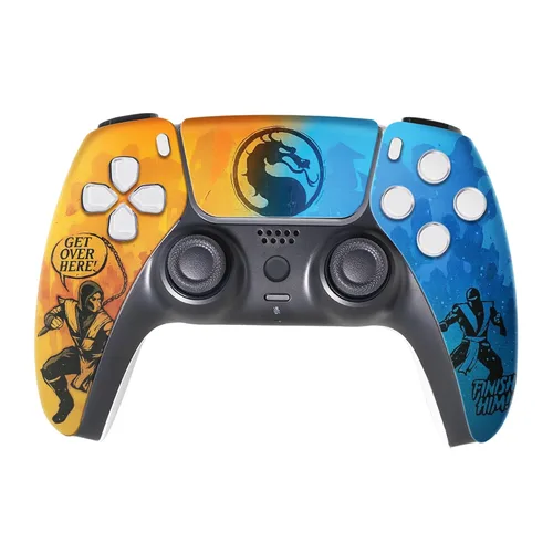 Vista 32 de Battman Custom PS-5 Controller Wireless compatible with Play-Station 5 Console by BCB Controllers Proudly Customized in USA with Permanent