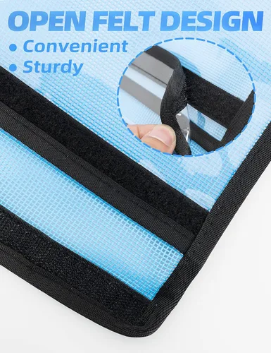 Vista 5 de BLUEWING Bolsa de barra esparcidora de pesca prémium de 18 pulgadas, adecuada para agua salada y agua dulce, tamaño 20 x 12 pulgadas