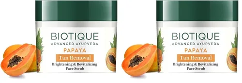 Vista 9 de Biotique BIO PAPAYA Bronceado revitalizante - Exfoliante de eliminación 75gm/2.65 Fl.Oz