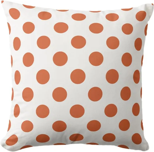 Vista 78 de Fundas de almohada de lunares negros sobre beige de 16 x 16 pulgadas, fundas de almohada decorativas rústicas y cuadradas para decoración del sofá