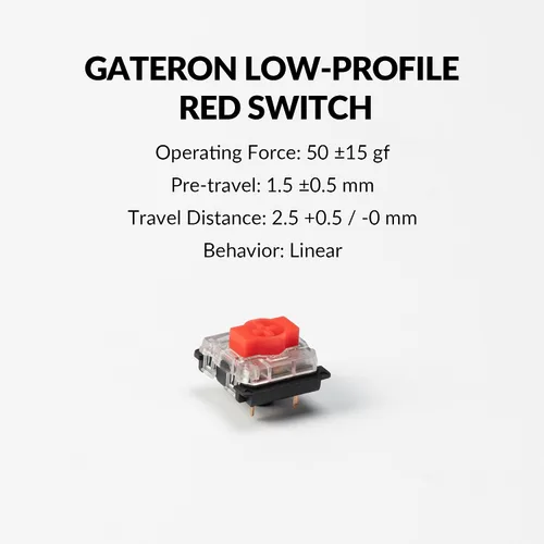 Vista 7 de Keychron Teclado mecánico inalámbrico K1, diseño sin llave ultra delgado Bluetoothcon cable RGB retroiluminado 87 teclas con interruptor rojo