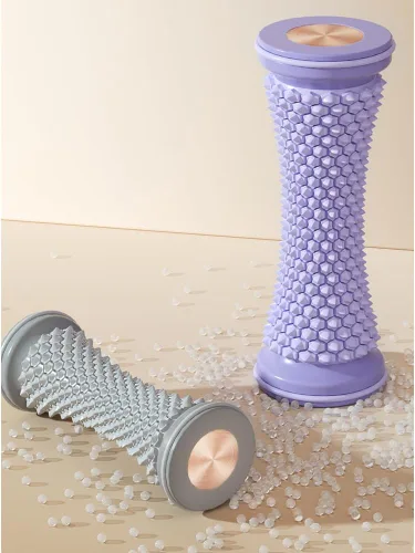 Vista 5 de Rodillo de masaje de pies, entrenador manual para aliviar la fascitis plantar, dolor de talón y arco de pies y masaje de tejido profundo, masajes