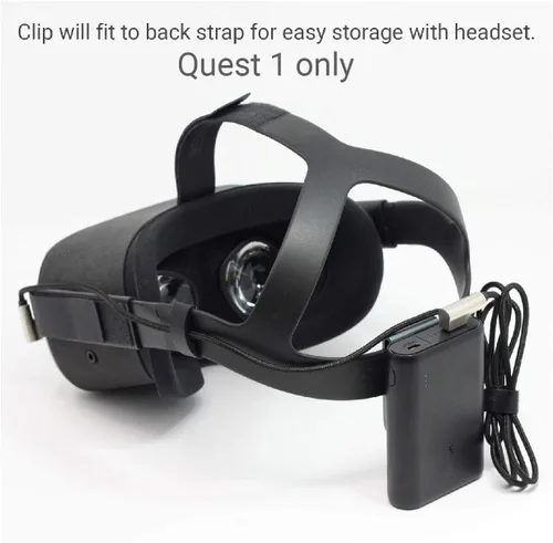 Vista 8 de VRGE - Kit organizador de batería USB para Oculus Quest