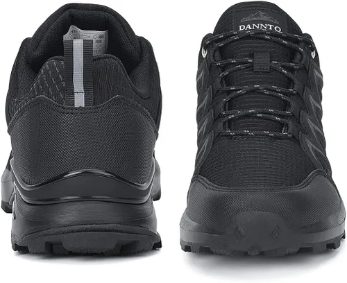 Vista 6 de Dannto Tenis de senderismo para hombre botas bajas de senderismo ligeras para campamento atléticos para correr