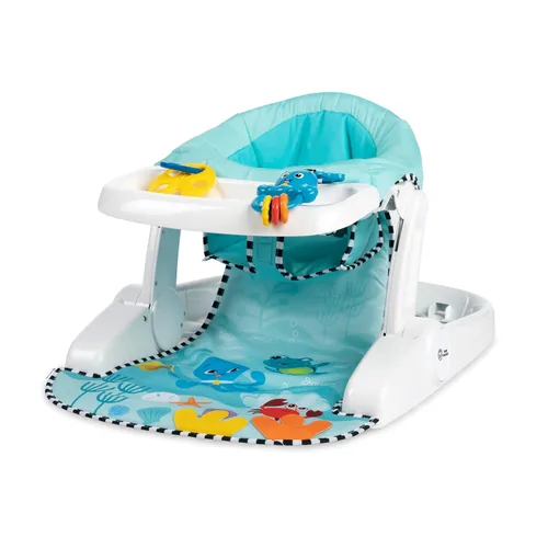 Vista 12 de Baby Einstein 4 en 1 Kickin' Tunes - Asiento de piso para aprender a sentarse música e idioma, con 2 posiciones y piano desmontable, a partir de 4