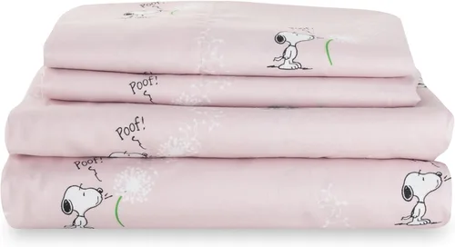 Vista 16 de Berkshire Peanuts® - Juego de sábanas tamaño individual, 3 piezas, diseño de personajes lindos Snoopy de microfibra suave, mini Snoopy y Woodstock