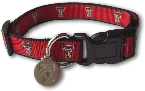 Vista 29 de Collar de perro de NCAA. PREMIUM cuello ajustable Collar de perros – Fútbol/Baloncesto para perros & gatos. Durable Collar de mascota de deportes