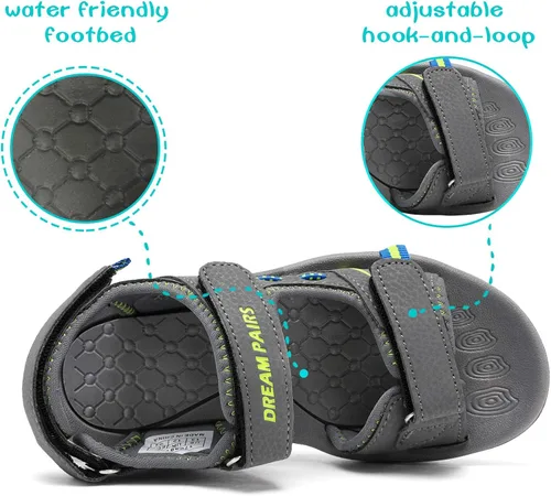 Vista 2 de DREAM PAIRS Sandalias deportivas de verano para niños y niñas niños pequeñosniñosgrandes