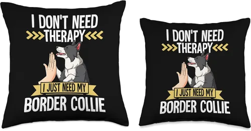 Vista 3 de Border Collie Gift Border Collie - Almohada (16 x 16 pulgadas), multicolor