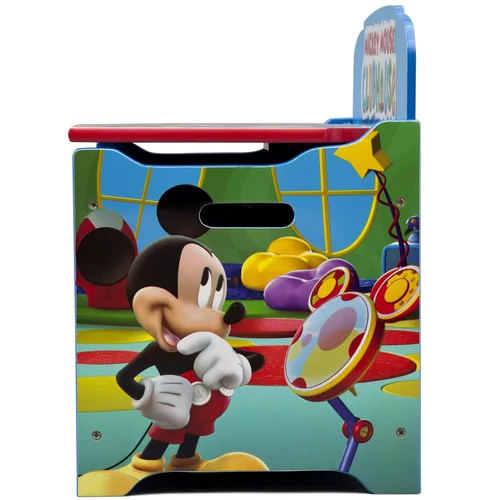 Vista 5 de Delta Children Caja de juguetes de lujo, Mickey Mouse de Disney Disney Mickey Mouse
