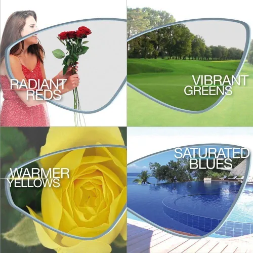 Vista 6 de Gafas de sol polarizadas HD para hombres y mujeres, gafas de sol con estuche y paño de limpieza