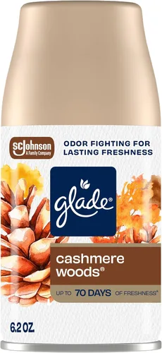 Vista 19 de Glade Repuesto automático en aerosol, ambientador para el hogar y el baño, manzana y canela, 6.2 onzas