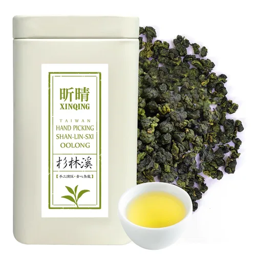 Vista 8 de Xin Qing GABA Té Oolong Té GABA Jia Ye Oolong Taiwán Té de alta montaña 150g/5.29oz