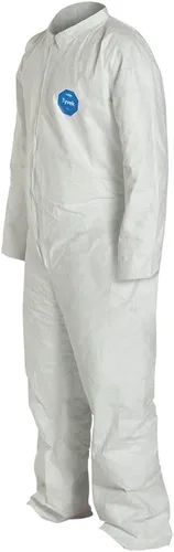 Vista 2 de DuPont Tyvek 400 - Overol protector desechable con puños abiertos y tobillos