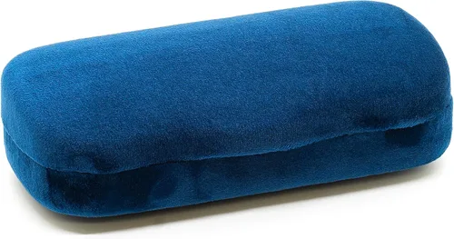 Vista 2 de Estuche rígido para gafas Funda protectora de terciopelo para gafas Estuche para gafas de sol con paño de limpieza