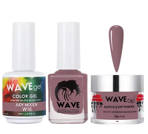 Vista 116 de WAVEGEL - Juego de gel de remojo, laca de uñas y polvo acrílico a juego - Colección Simplicity - #P109 Blizzard