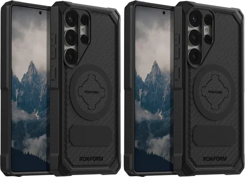 Vista 9 de Rokform - Funda para Galaxy S23, Serie Resistente, Carcasa Magnética con Bloqueo de Giro, Funda Blindada Probada contra Caídas (Negro)
