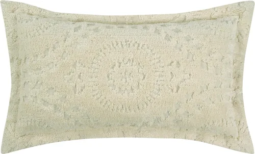Vista 36 de Better Trends Juego de 2 piezas de colcha de chenilla, tamaño individual, 100% algodón, ropa de cama de chenilla, patrón de medallón ligero Azul