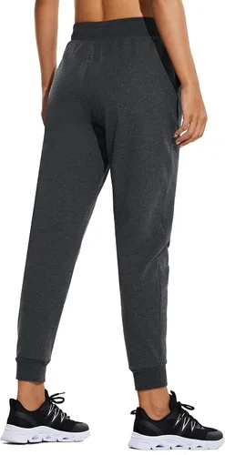 Vista 2 de BALEAF Women's Sherpa Lined Joggers Warm Fleece Athletic Sweatpants Winter Lounge Walking Pants