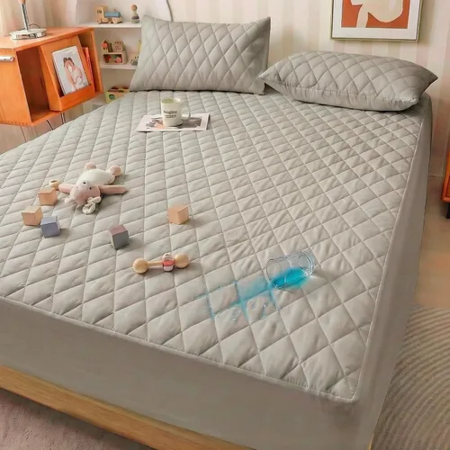 Vista 9 de Funda de colchón, funda de colchón impermeable, tamaño completo, ultrasuave y transpirable, lavable a máquina, adecuada para el hogar, dormitorio