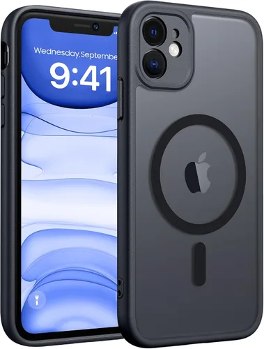 Vista 244 de FNTCASE - Funda para iPhone 16 Pro: magnética, mate, translúcida, de grado militar, protectora contra caídas, resistente, fina, duradera y a prueba