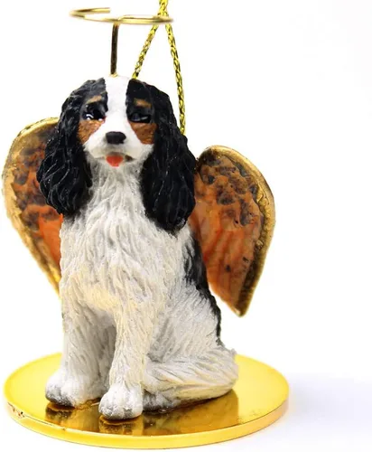 Vista 66 de Conversation Concepts Adorno navideño: Chihuahua, pelo largo 19-Dorado