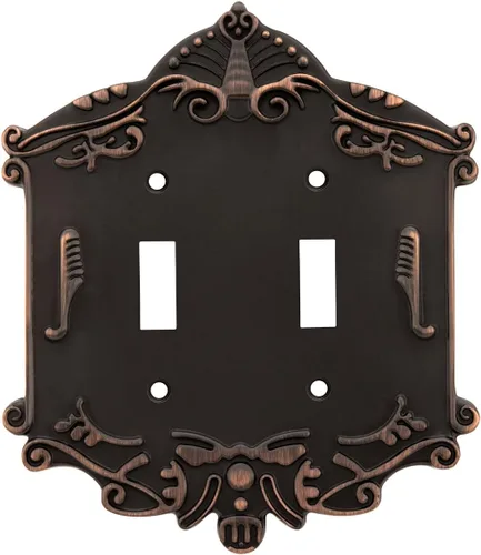 Vista 60 de Nostalgic Placa de cubierta de interruptor de luz victoriana de almacén