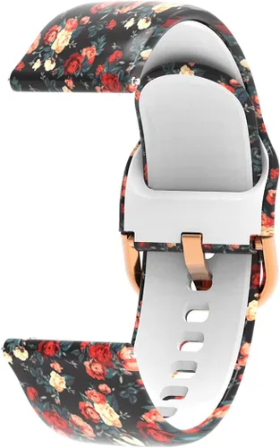 Vista 5 de Compatible con ID208 BT - ENOMIR/Aeac/Konitee/FACOI/VRPEFIT Correa de reloj, correa de silicona suave con patrón de liberación rápida, correa