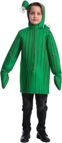 Vista 6 de DSplay Disfraz de cactus para niños, fiesta de Halloween