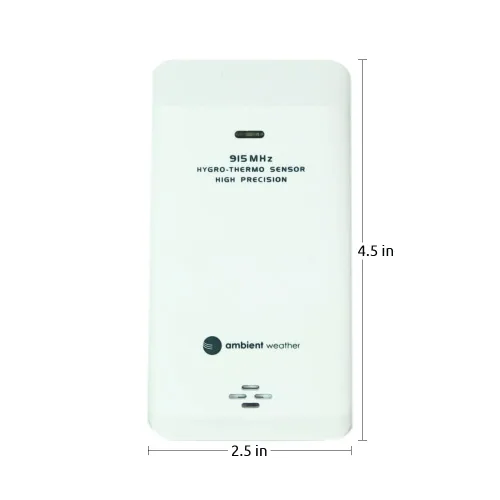 Vista 3 de Ambient Weather WS-8482-3107 Estación meteorológica de monitoreo remoto WiFi de 7 canales con temperatura y humedad interior/exterior, piscina