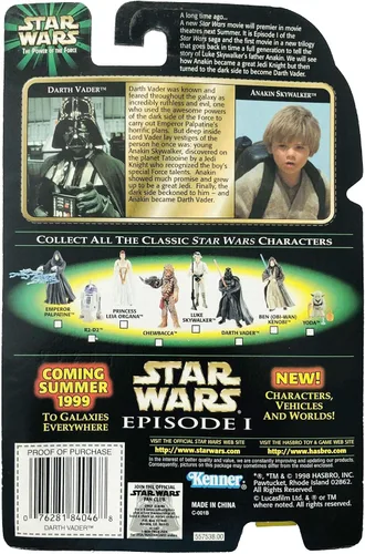 Vista 2 de Hasbro Star Wars Power of the Force POTF2 Flashback Figura de acción de Darth Vader