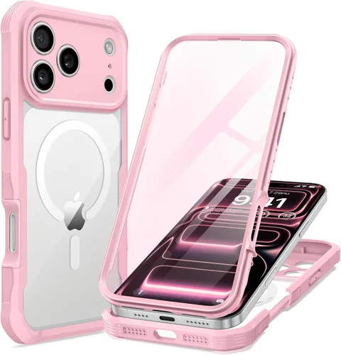 Vista 9 de seacosmo Funda para iPhone Air, Parachoques de Cuerpo Completo con Pantalla de Vidrio Templado 9H Integrada y Protector de Lente de Cámara