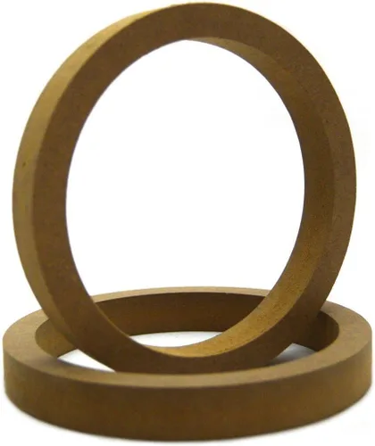 Vista 3 de 2 pares 5.25" MDF altavoz anillo ring-5.25r distanciador Anillos de montaje