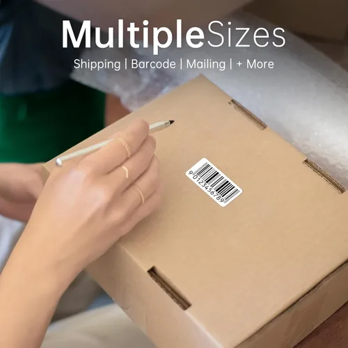 Vista 6 de Etiquetas térmicas compatibles de reemplazo para Zebra (【2" x 1"】 16 rollos/20800 etiquetas)