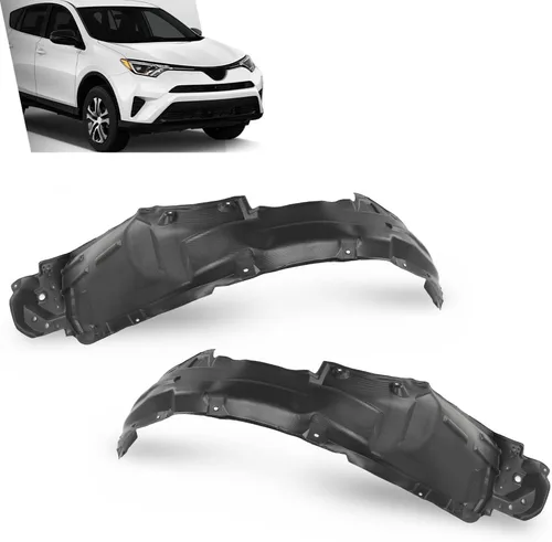 Vista 8 de GRAND ORANGE Forro interior delantero izquierdo y derecho, 1 par compatible con Toyota RAV4 2013-2018 538760R060, 538750R060, TO1248171, TO1249171