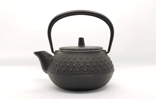 Vista 2 de Iwachu 12803 Tetera de acero inoxidable tipo 3 nueva tortuga Shell negro 0.32 L sin llama directa esmaltada compatible con utensilios de hierro Nambu