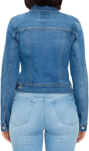 Vista 4 de Wax - Chaqueta vaquera básica con botones para mujer