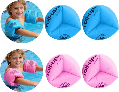 Vista 13 de dfjdskl Arm floaties for Kids - Inflatable Swim Arm Bands, Soft Waterproof PVC Floaties for Swimming Learning, Adult Arm Floaties, Comfortable
