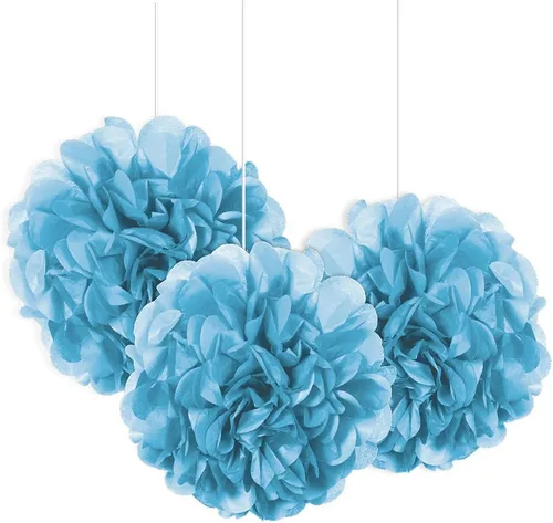 Vista 9 de Mini decoración de papel de hojaldre negro (3 unidades) – Material llamativo y de alta calidad – Perfecto para eventos y decoración de fiestas