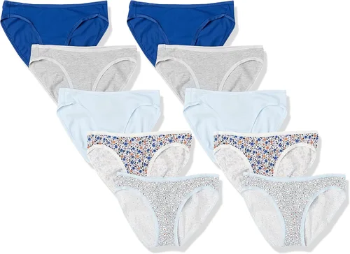 Vista 34 de Amazon Essentials Ropa interior de bikini de algodón y elastano para mujer (disponible en tallas grandes)