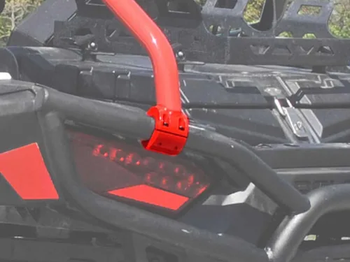 Vista 3 de SuperATV Abrazadera de tubo de acero universal resistente para UTV de 1.5